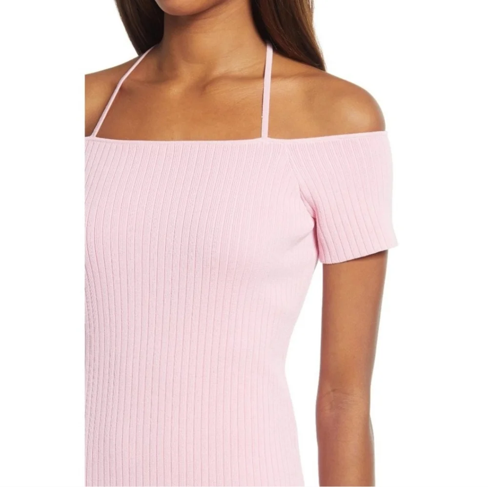 Wayf Deena Knit Off-Shoulder Midi Dress - Picture 4 of 5